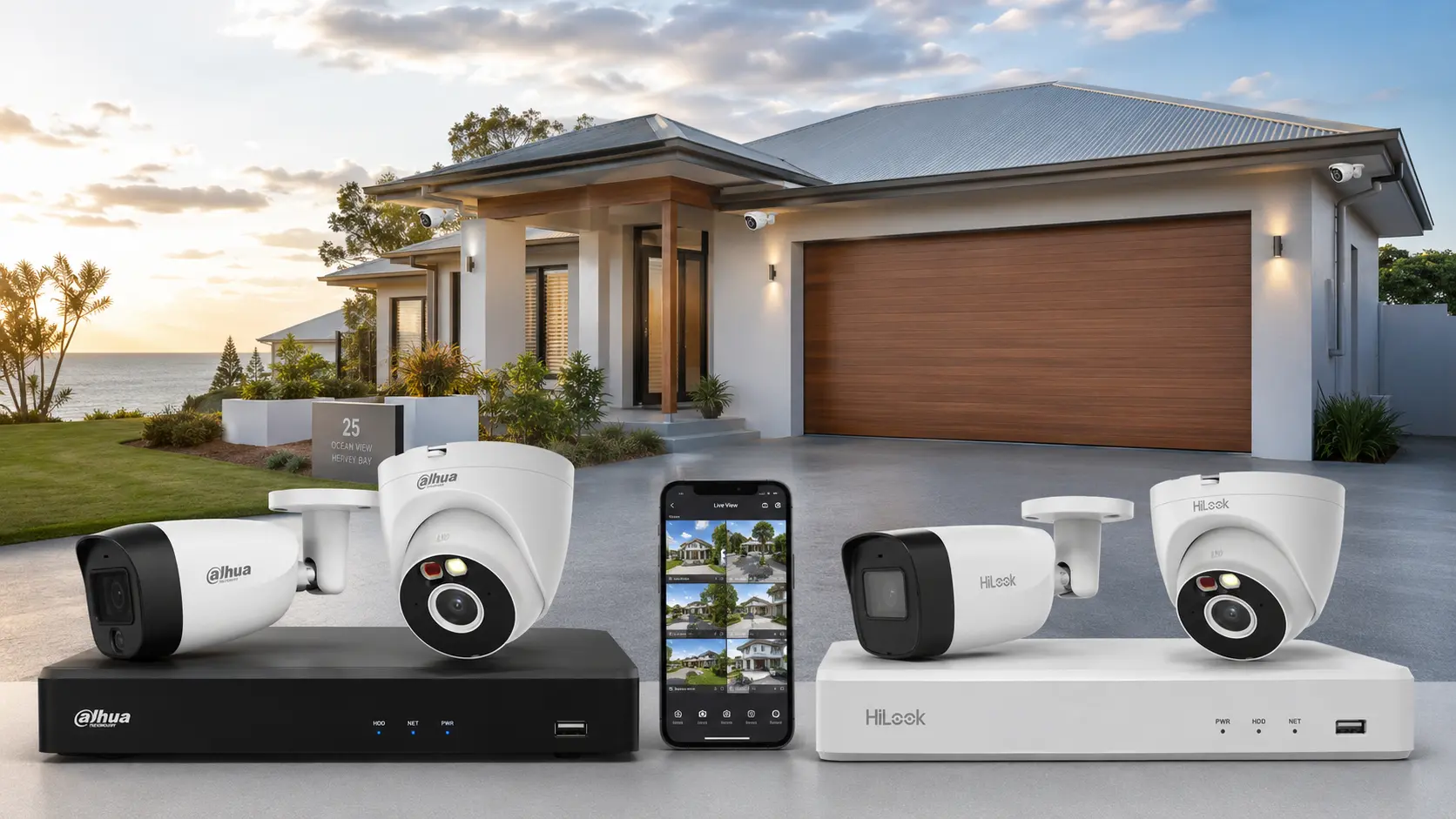 HiLook vs Dahua CCTV comparison for Hervey Bay properties